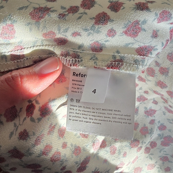 Floral Print Women's Dress - Picture 2 of 3